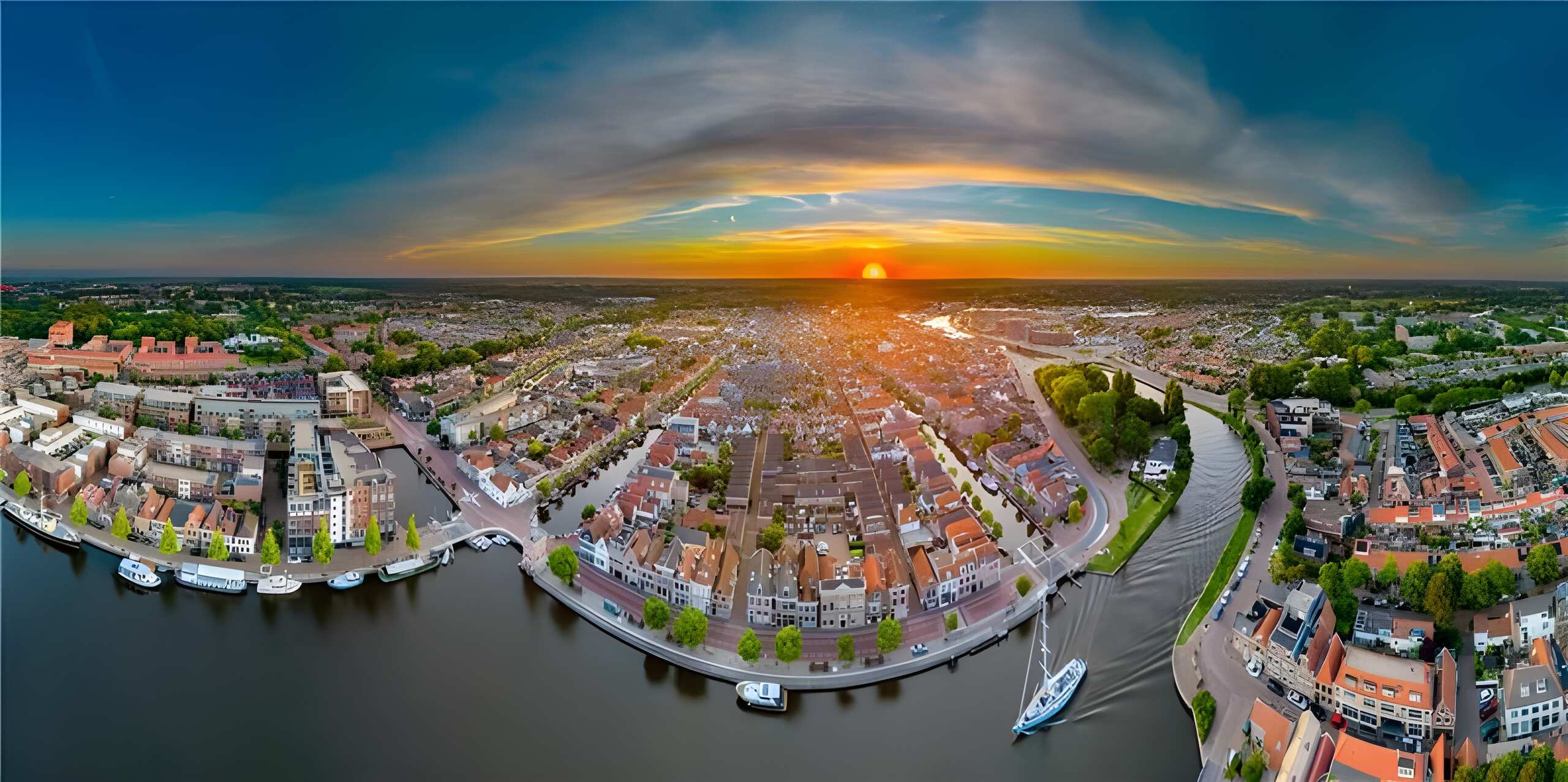 360 vies alkmaar met nh kanaal